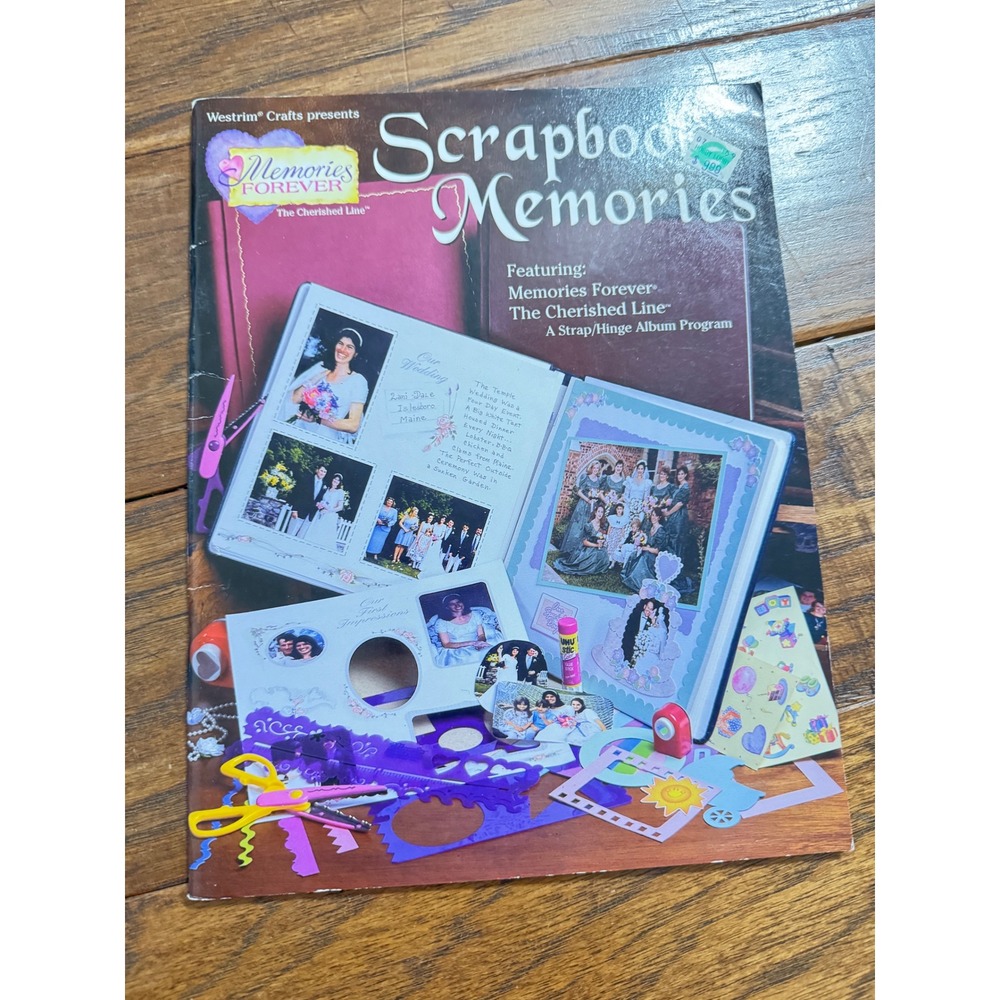 VTG RARE Westrim Crafts Memories Forever Scrapbook Memory Instruction Book 1998